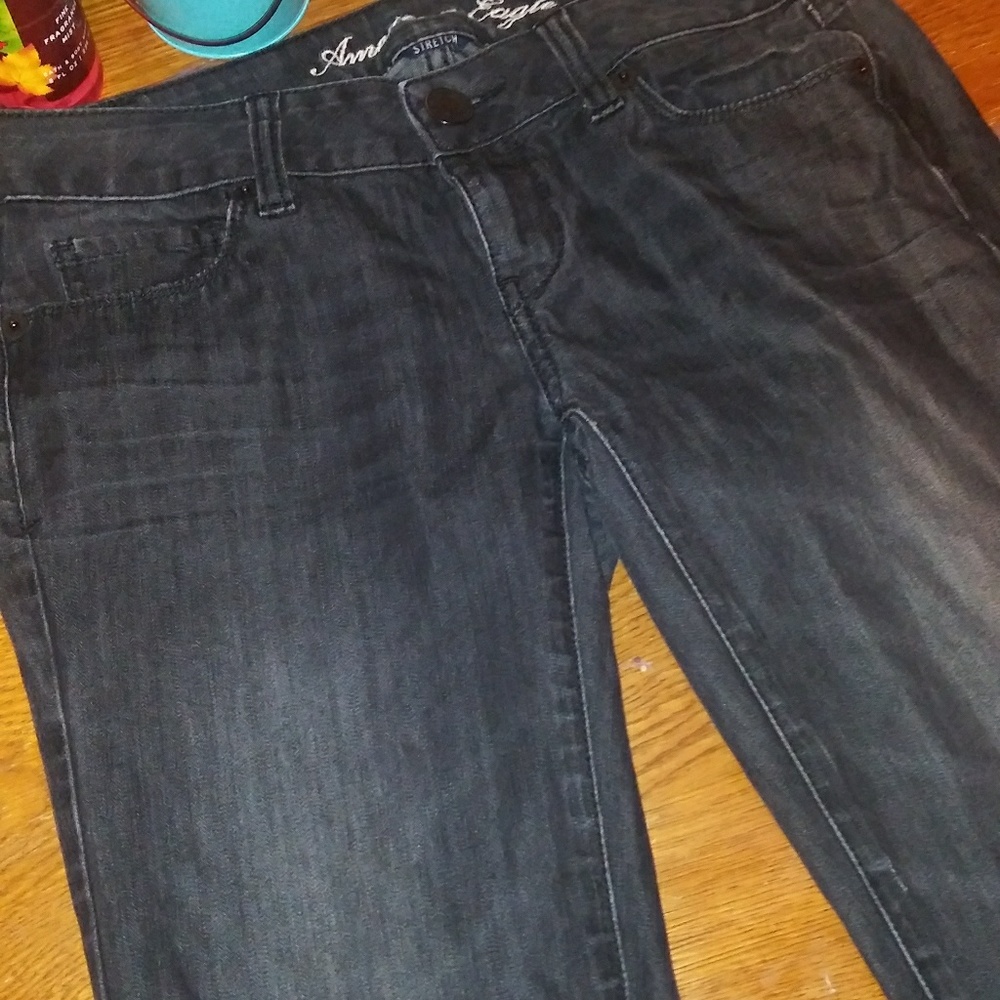 Straight leg jeans